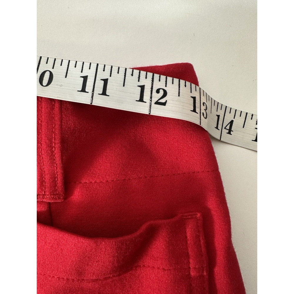 Anthropologie Maeve The Colette Skirt Women's XS Red Patch‎ Pockets Holiday - Picture 7 of 10